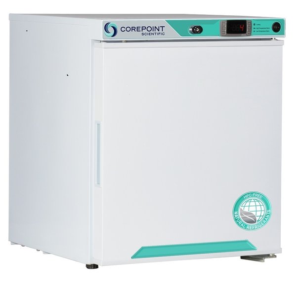 White Diamond Countertop Refrigerator, 1.0cu.ft., Nor-Lake
