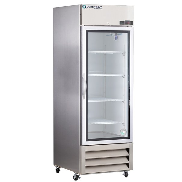 Refrigerator, 1 Glass Swing Door, Nor-Lake
