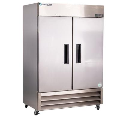 Refrigerator, 2 Solid S/S Swing Doors, Nor-Lake