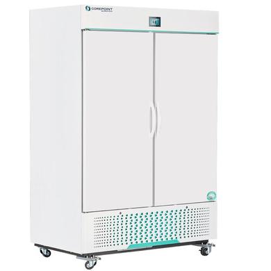 Refrigerator w/2 Solid Swing Doors, White Diamond / Nor-Lake