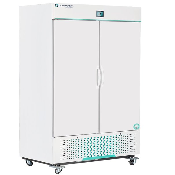 Refrigerator w/2 Solid Swing Doors, White Diamond / Nor-Lake