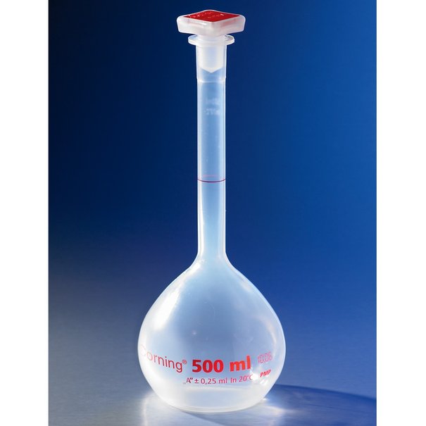 50mL Class A Reusable Plastic Volumetric Flask