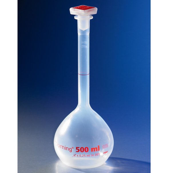 250mL Class A Reusable Plastic Volumetric Flask