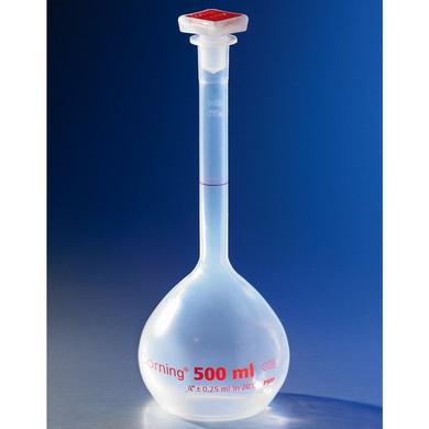 500mL Class A Reusable Plastic Volumetric Flask